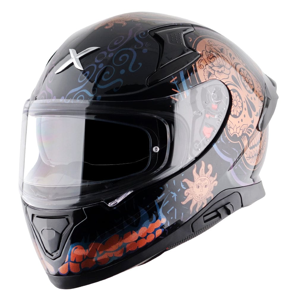 scorpion azalea helmet Axor Apex Trance Gloss Black Gold Helmet – Destination Moto