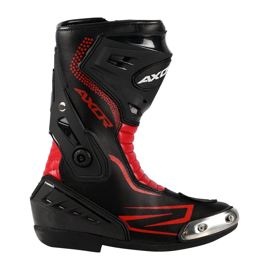 Destination Moto Axor Slipstream Riding Boots Black Red