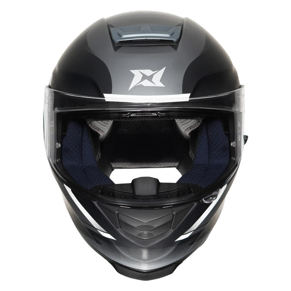 Destination Moto AXXIS EAGLE QUIRLY MATT BLACK GREY HELMET
