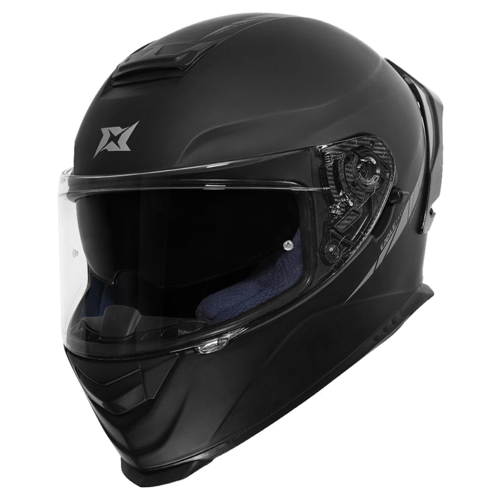 eagle matt motorcycle helmet Axxis Eagle Solid Matt Black Helmet – Destination Moto