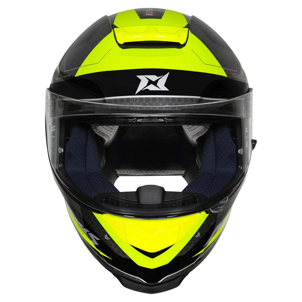 Destination Moto AXXIS EAGLE SV RX B3 GLOSS BLACK NEON HELMET