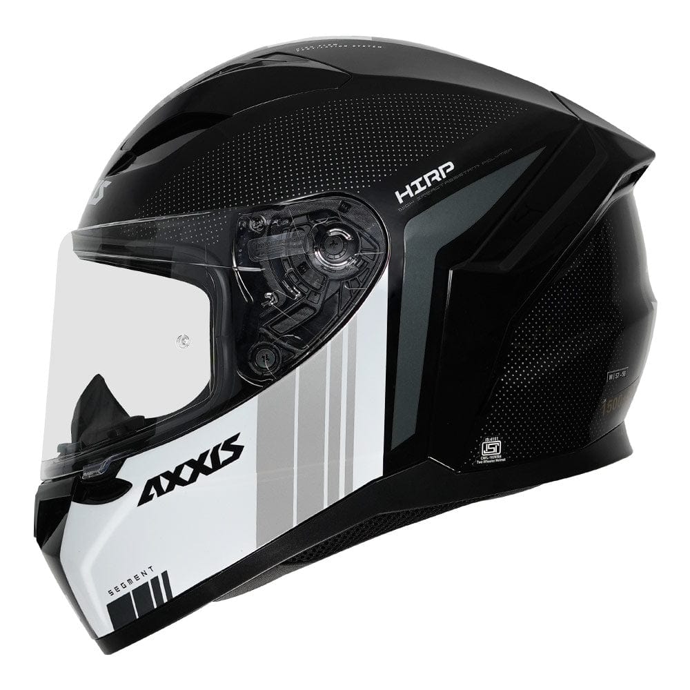 Destination Moto AXXIS SEGMENT UDYR GLOSS WHITE BLACK HELMET