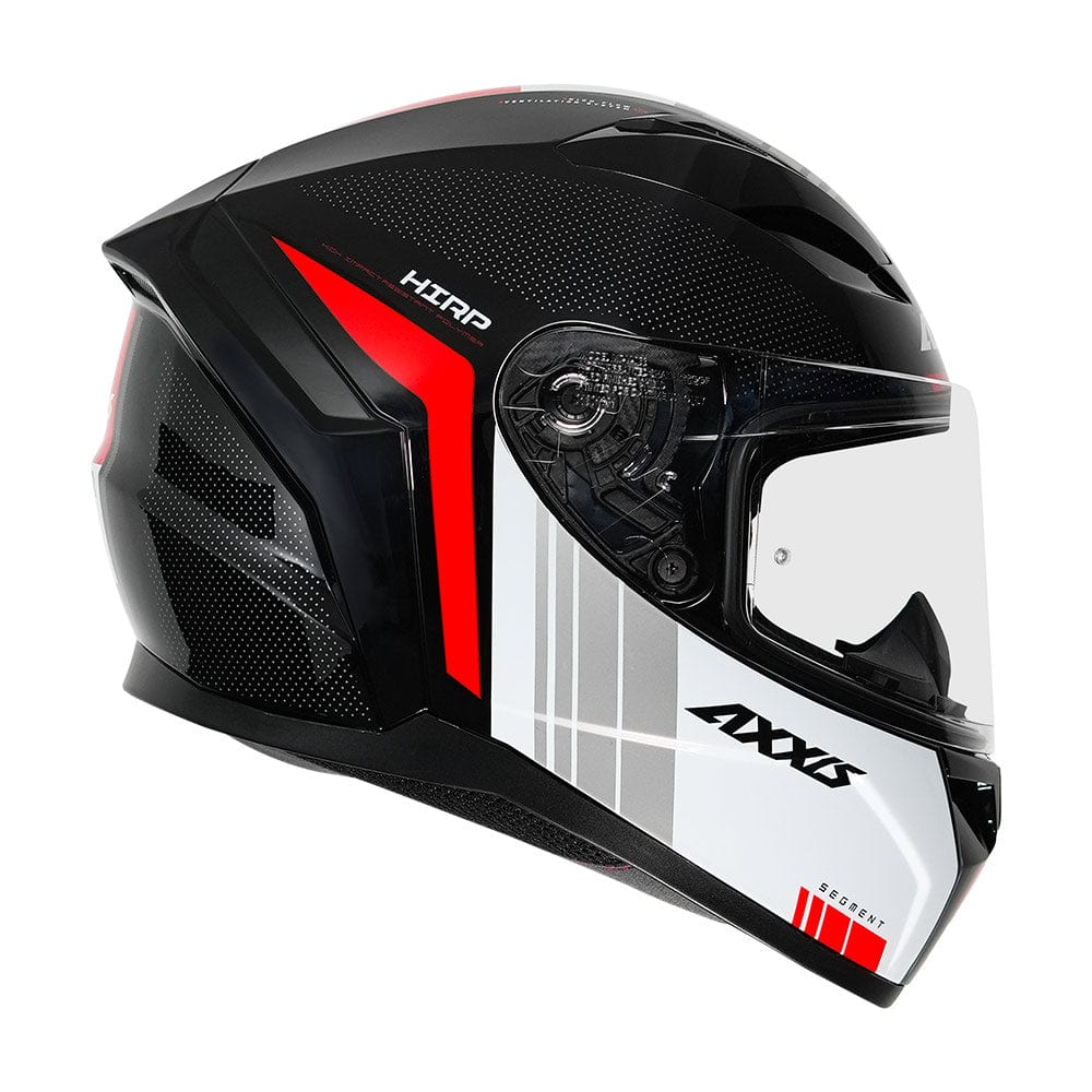 Destination Moto AXXIS SEGMENT UDYR GLOSS WHITE BLACK RED HELMET