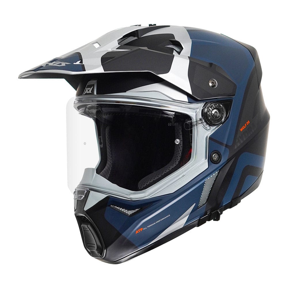 Destination Moto AXXIS WOLF DUAL SPORT HYDRA MATT GREY HELMET