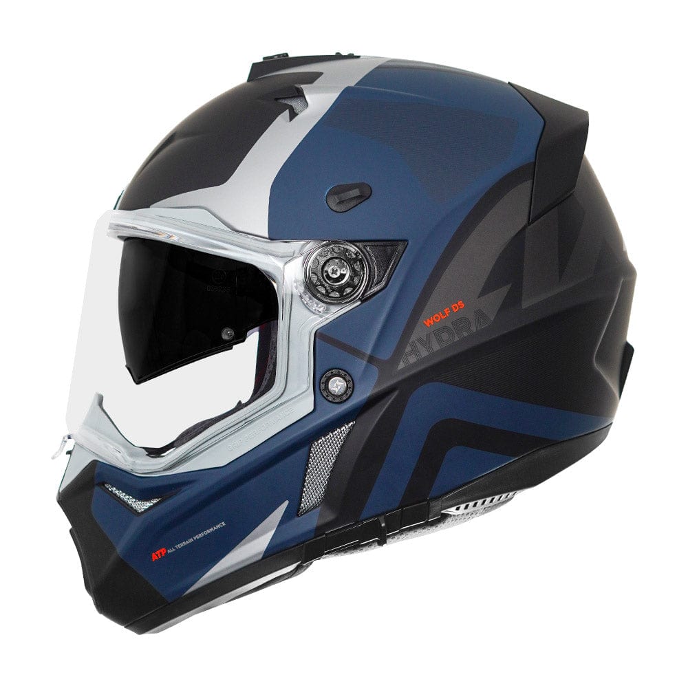 Destination Moto AXXIS WOLF DUAL SPORT HYDRA MATT GREY HELMET