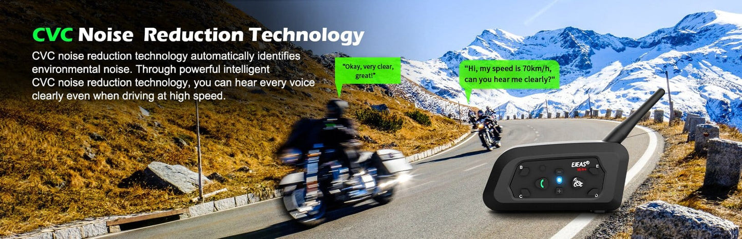 Destination Moto EJEAS V6 PRO PLUS BLUETOOTH INTERCOM