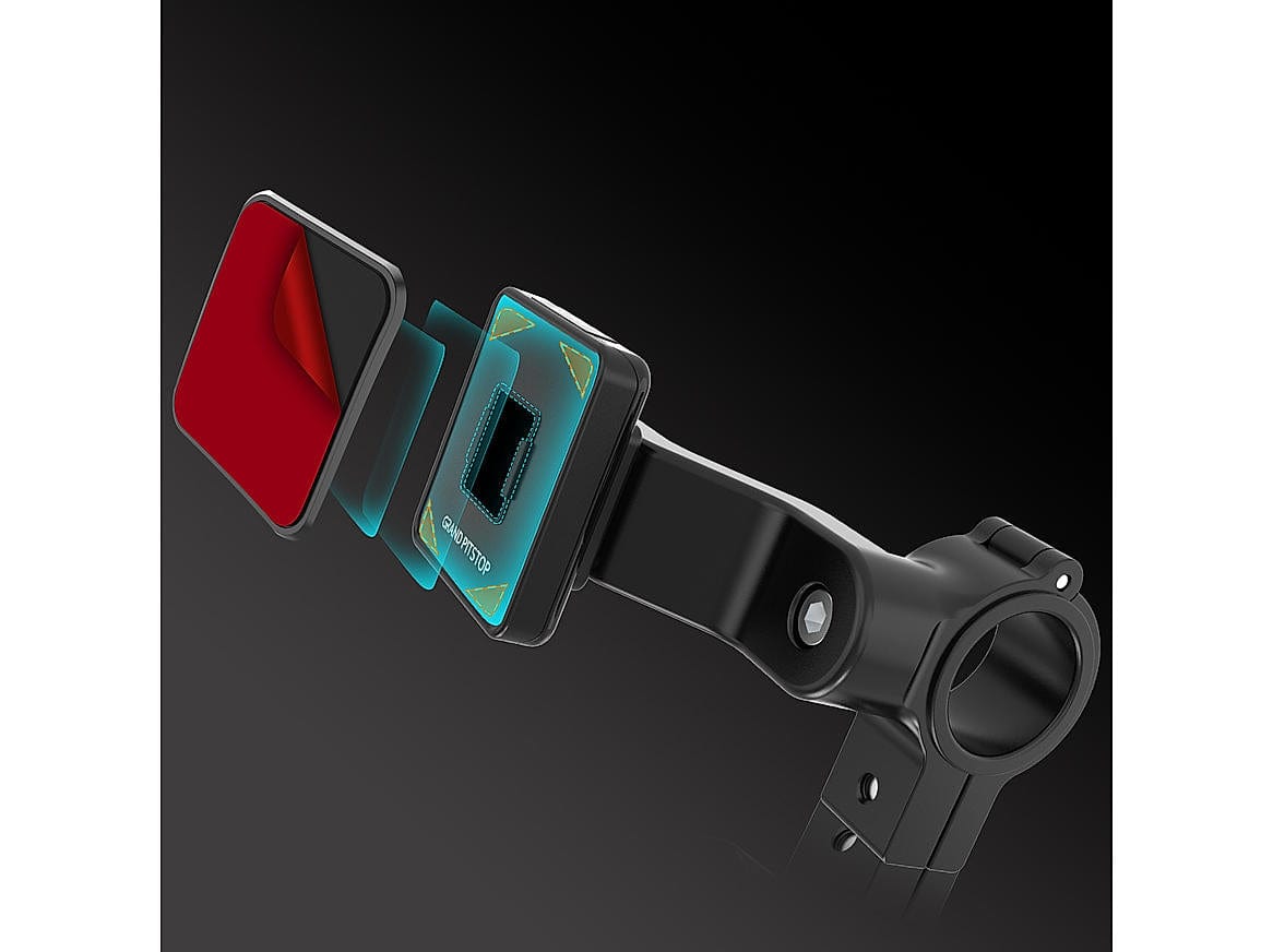 Destination Moto Grandpitstop  Quick Lock GEN-1 with in-built MAGNETIC LOCK Technology Handlebar Motorcycle Mobile Holder