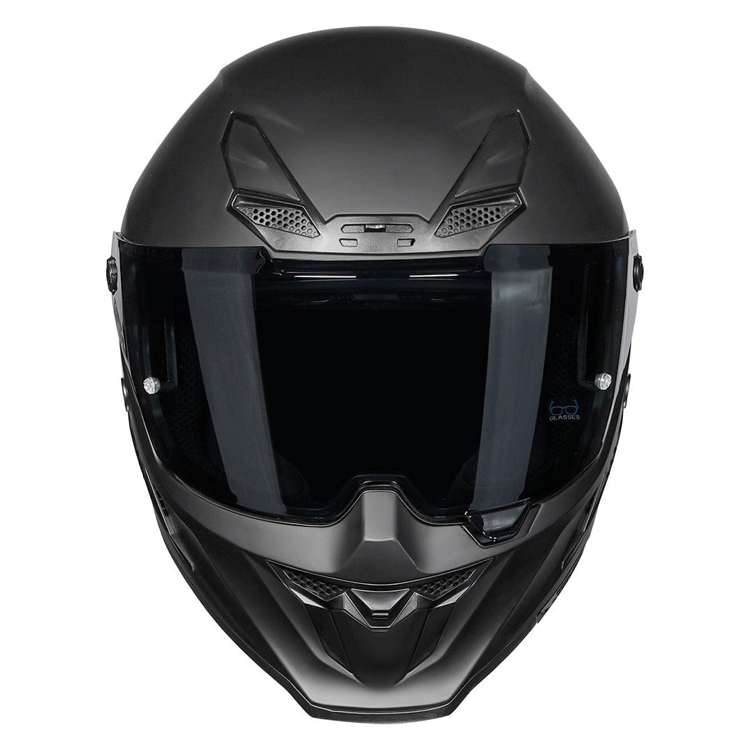 Destination Moto Korda Icon Solid Matt Black Helmet