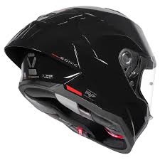 Destination Moto Korda Sonic GP Solid Gloss Black Helmet