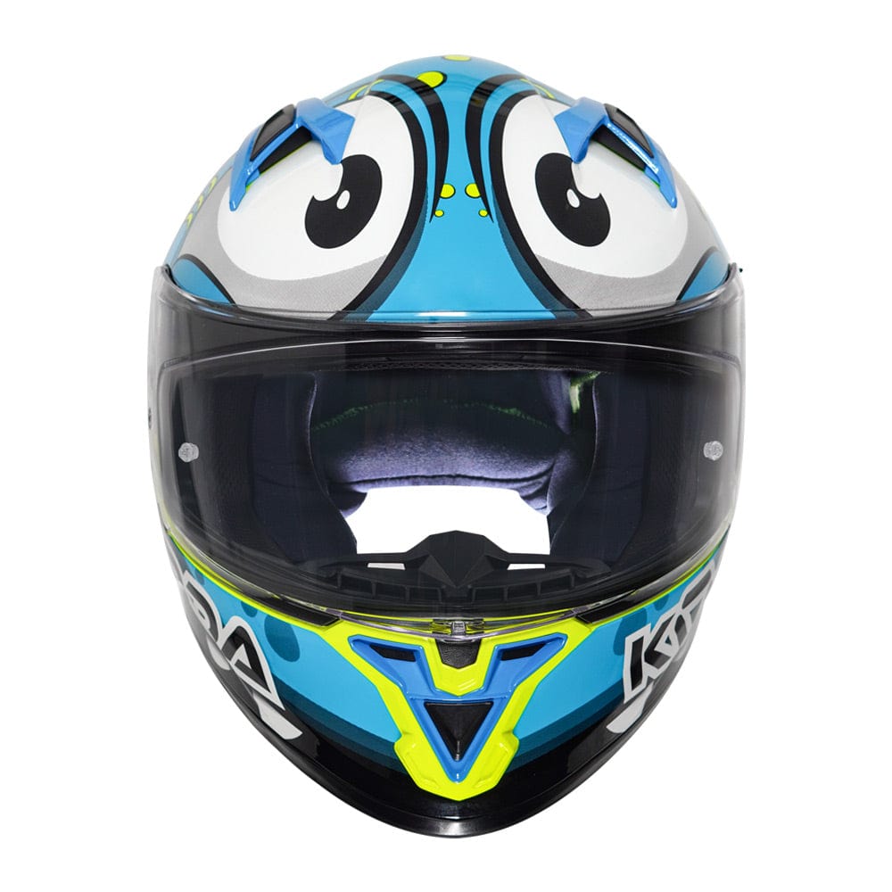 Destination Moto KORDA TOURANCE BADUY GLOSS BLUE YELLOW HELMET