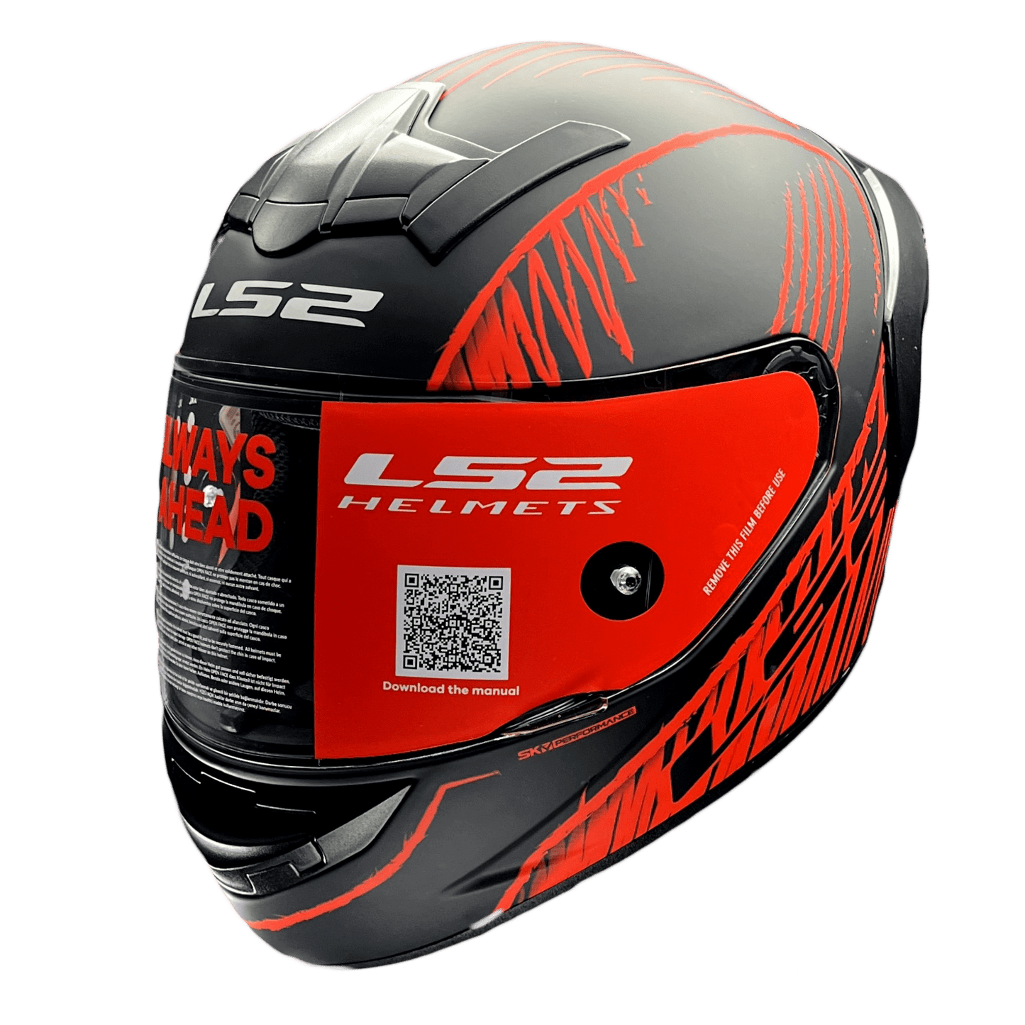 Destination Moto LS2 FF352 ROOKIE BETHA WRITED MATT BLACK RED