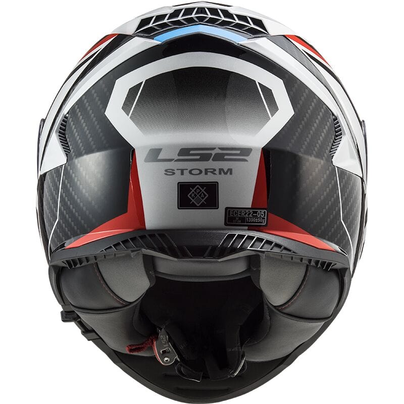 Destination Moto LS2 FF800 Racer Gloss Blue Red White Helmet