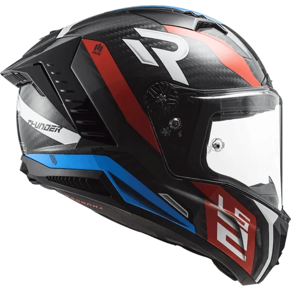 Destination Moto LS2 FF805 THUNDER CARBON SUPRA RED BLUE HELMET