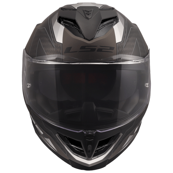 Destination Moto LS2 FF818 STORM III SPORTYGLOSS BLACK GREY HELMET