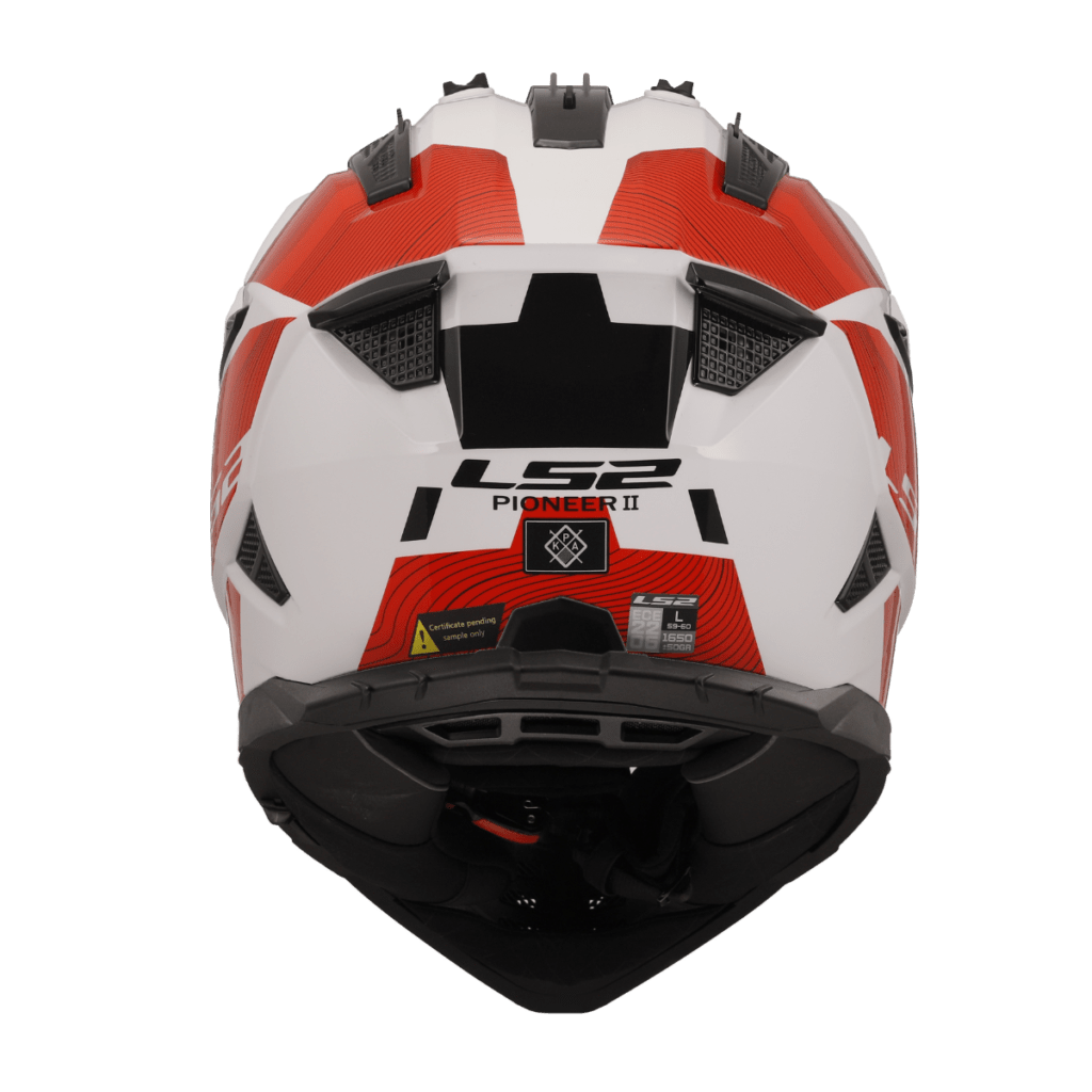 Destination Moto LS2 MX436 PIONEER II HILL GLOSS WHITE RED