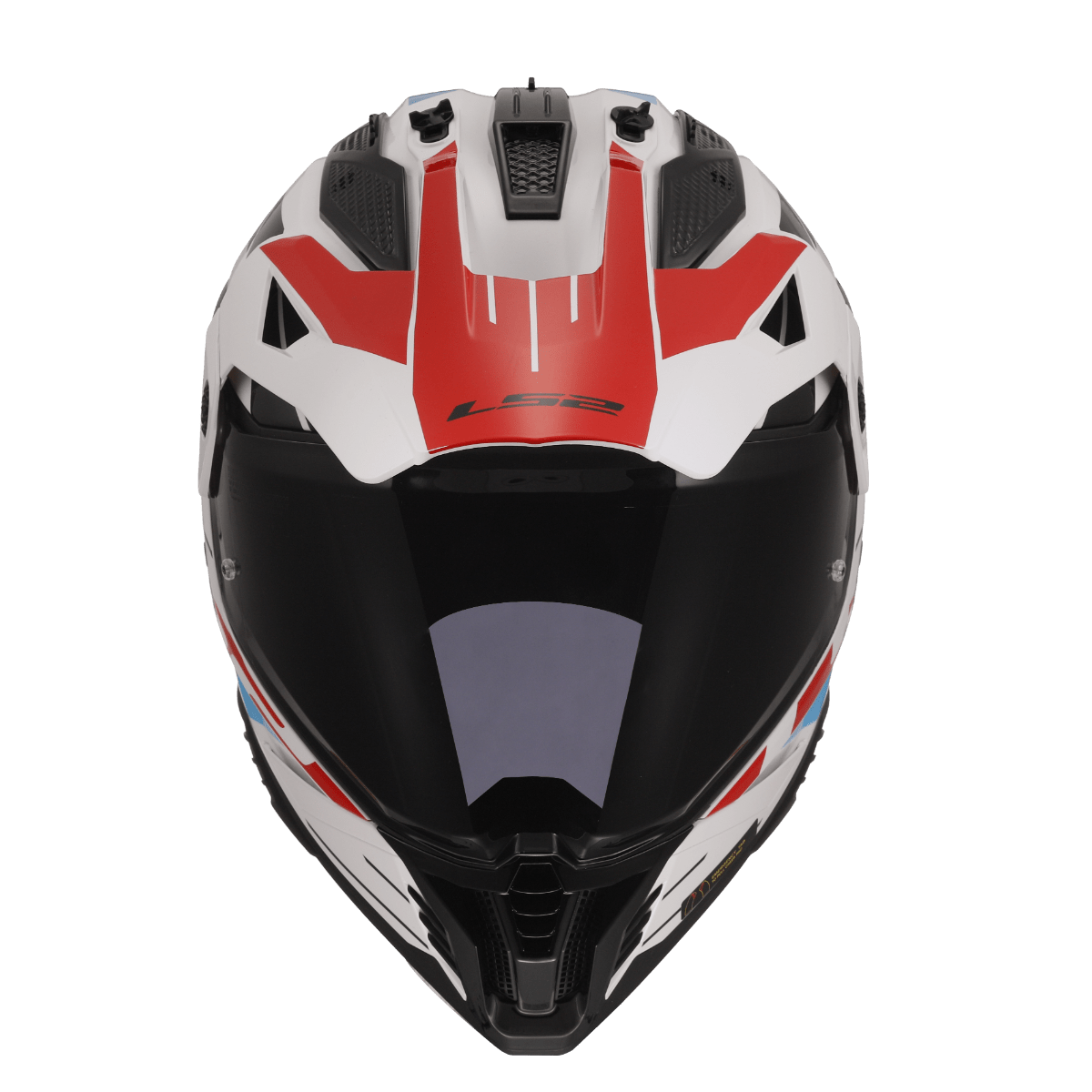 Destination Moto LS2 MX436 PIONEER II NAMIB GLOSS WHITE BLUE RED