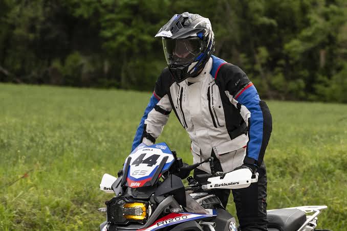 Destination Moto LS2 NARVIK RIDING JACKET BLUE BLACK GREY RED