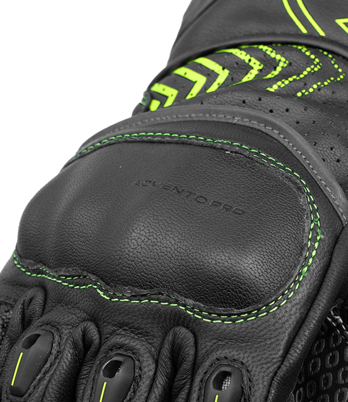 Destination Moto Rynox Advento Pro Gloves Black Hi-Viz Green