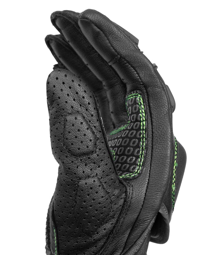 Destination Moto Rynox Advento Pro Gloves Black Hi-Viz Green