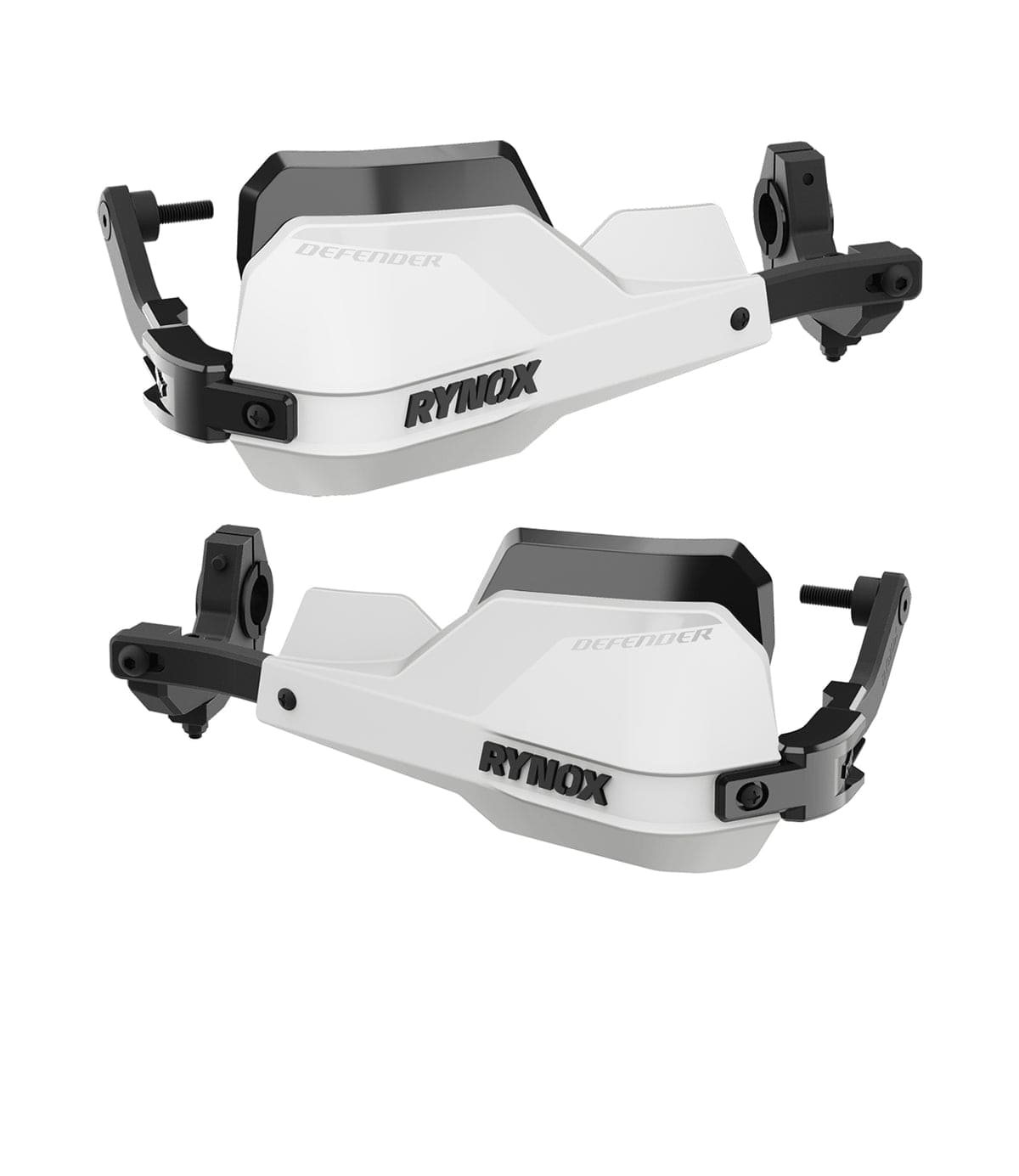 Destination Moto White Black RYNOX DEFENDER PRO HANDGUARDS
