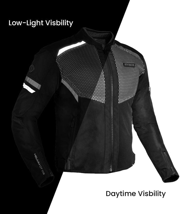 Destination Moto RYNOX HELIUM GT 3 RIDING JACKET BLACK GREY