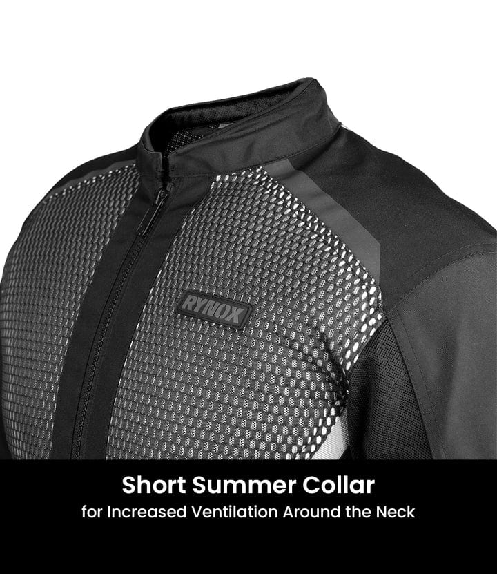 Destination Moto RYNOX HELIUM GT 3 RIDING JACKET BLACK GREY