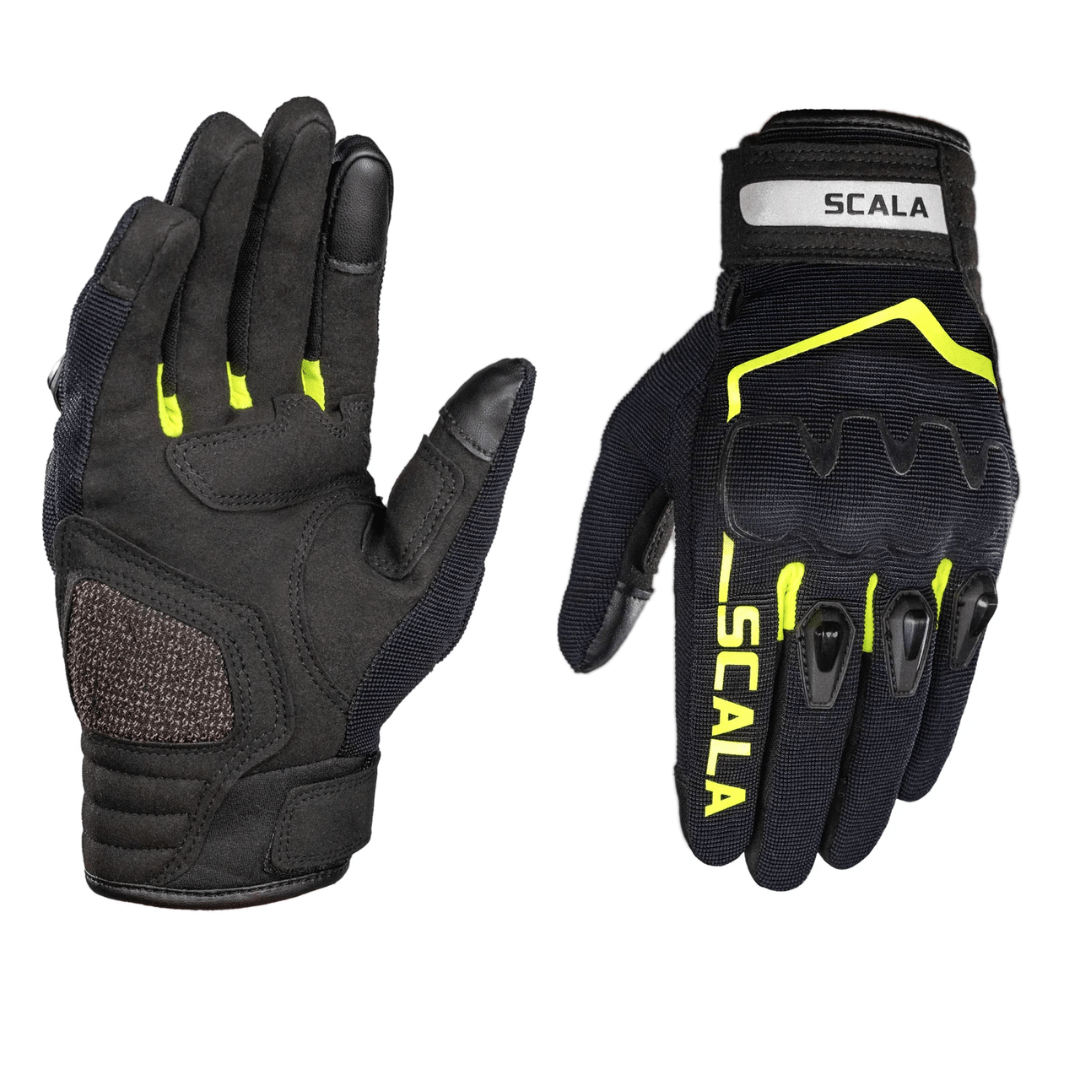 Destination Moto Scala Atlas Gloves - Black Neon
