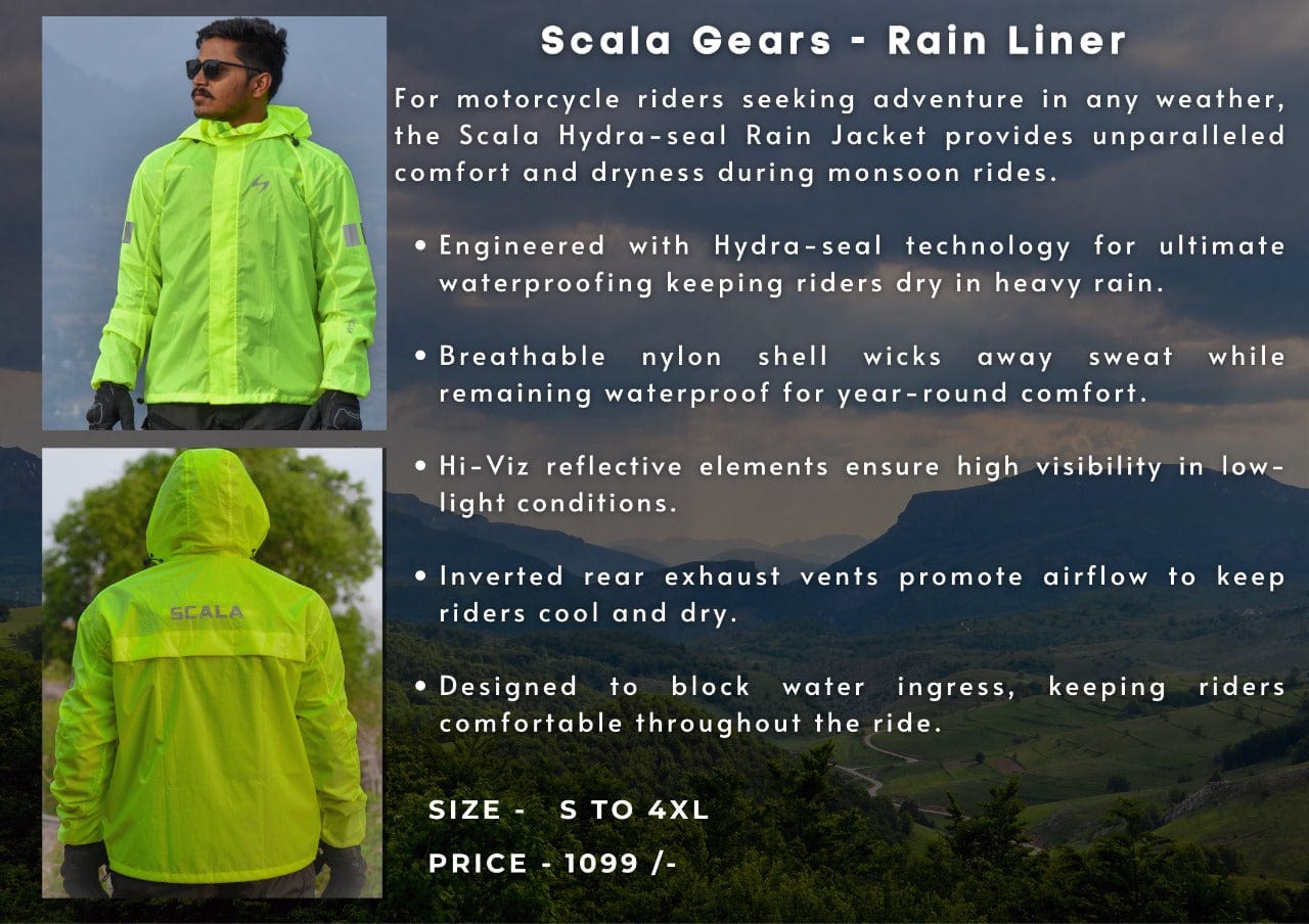 Destination Moto Scala Hydra Seal Rain Jacket