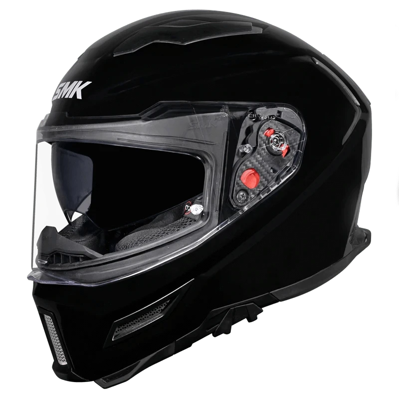 Destination Moto SMK AGNAR GLOSS BLACK HELMET GL200