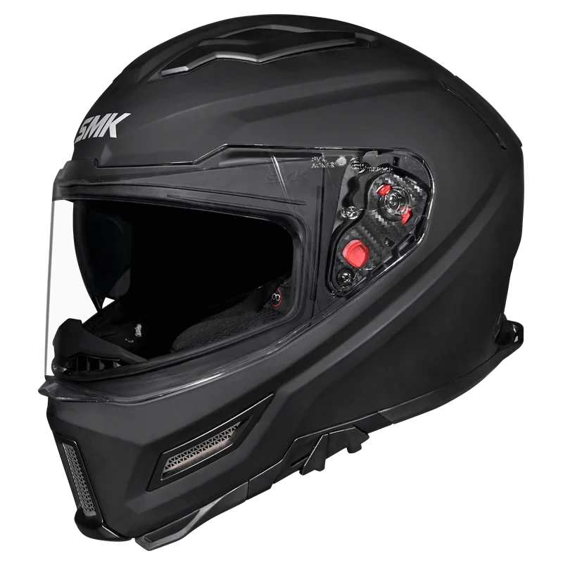 Destination Moto SMK Agnar Solid Matt Black Helmet MA200