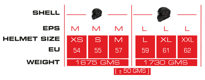 Destination Moto SMK AGNAR TEKTRON MATT BLACK RED HELMET MA263