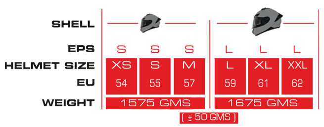 Destination Moto SMK Typhoon Sports Tourer Helmet Gloss White Red Blue GL135