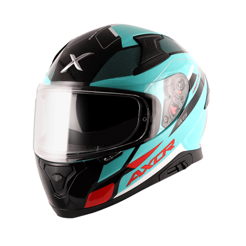Axor Apex Turbine Black Blue Helmet – Destination Moto