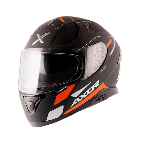 Axor Apex Turbine Dull/Matt Black Orange Grey - Destination Moto