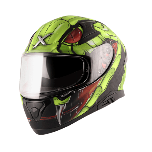 Axor Apex Venomous Dull/Matt Black Neon Green - Destination Moto