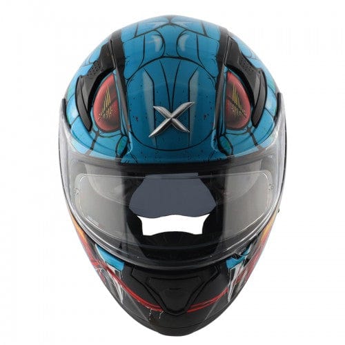 Axor Helmets Axor Apex Venomous Gloss Black Neon Blue Helmet