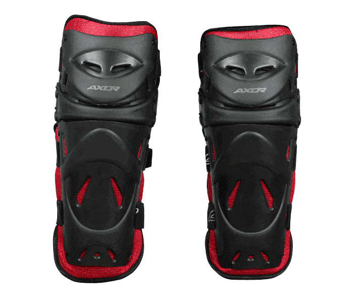 Destination Moto Axor Knee Guard (Red)