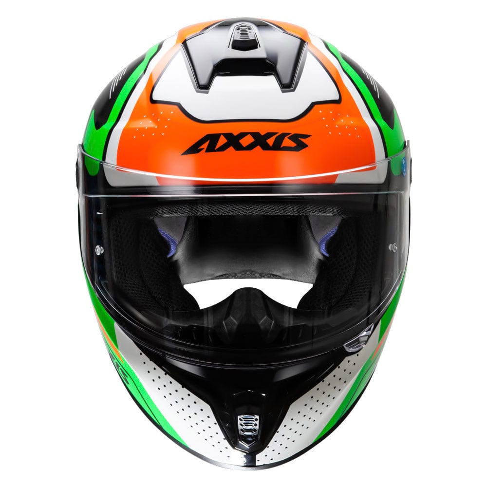 Destination Moto AXXIS DRAKEN S COUGAR GLOSS FLOURO GREEN