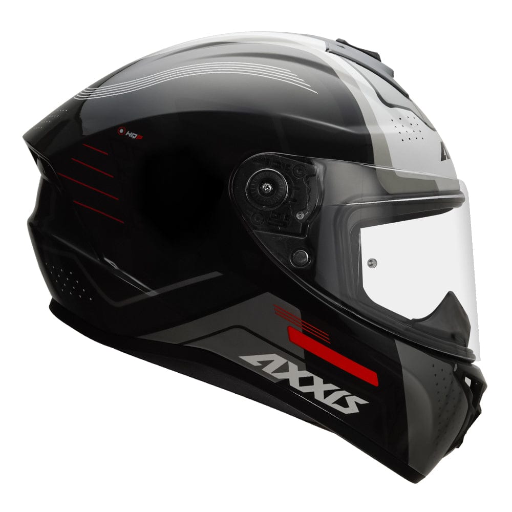 Destination Moto AXXIS DRAKEN S COUGAR GLOSS GREY HELMET