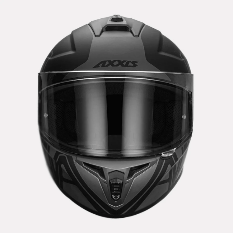Destination Moto AXXIS DRAKEN S DEKERS MATT BLACK GREY HELMET