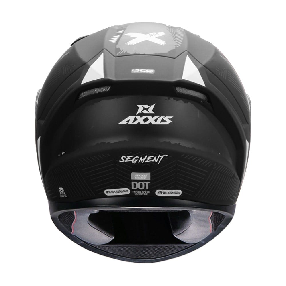 Destination Moto Axxis Segment Now Matt Black Motorcycle Helmet