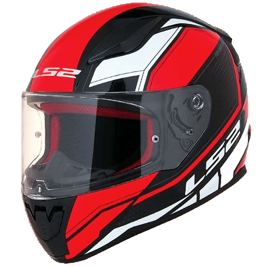 LS2 FF353 RAPID INFINITY Matt Black Red White Helmet – Destination