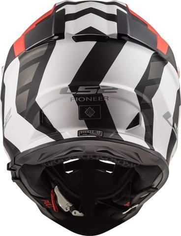 LS2 Offroad Helmet MX436 Xtreme Matt Black Red - Destination Moto