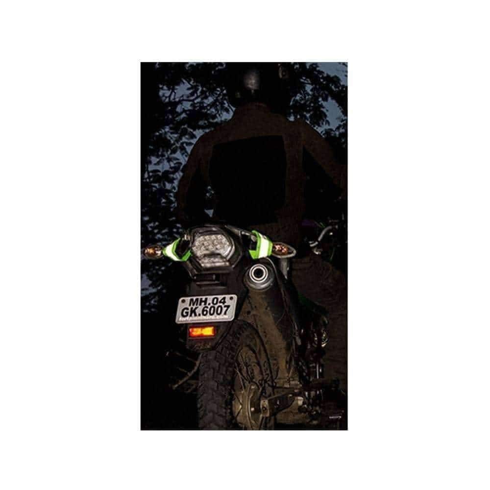 Quipco Flash Hi Viz Straps - A Pair - Destination Moto