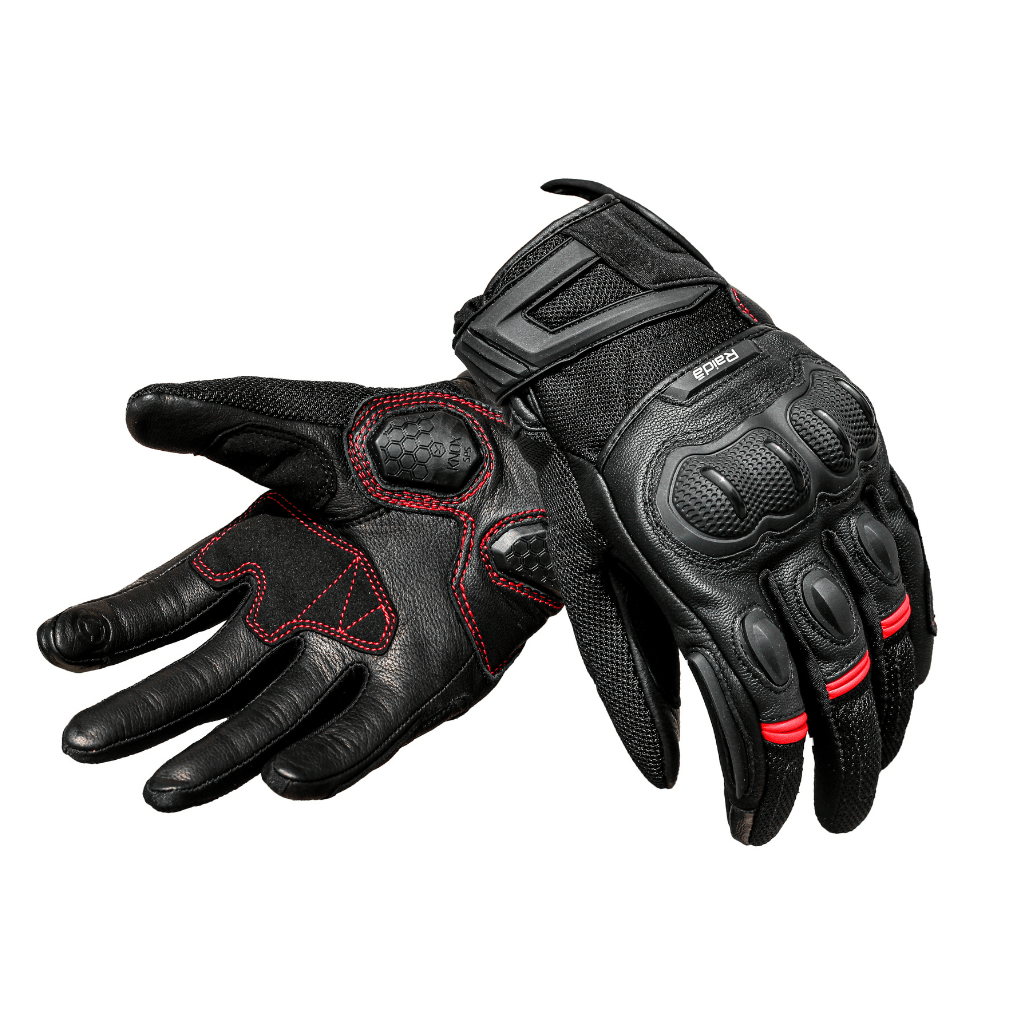 Destination Moto Raida AirWave Motorcycle Gloves | Red