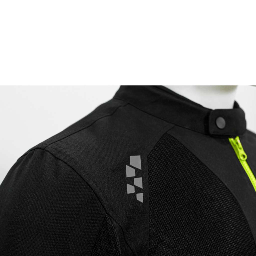 Destination Moto Raida Bolt Motorcycle Riding Jacket Hi-Viz