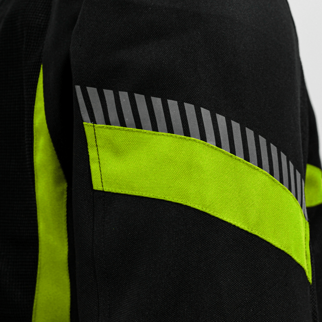 Destination Moto Raida Bolt Motorcycle Riding Jacket Hi-Viz