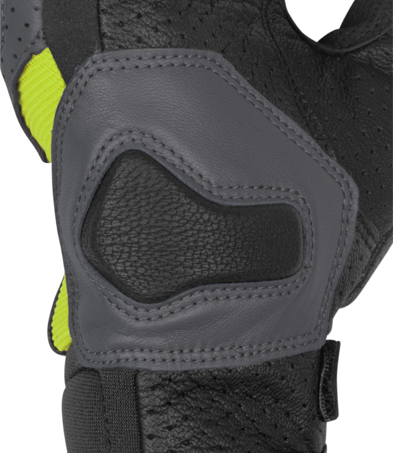 Rynox Air GT Gloves Grey Hi-Viz Green - Destination Moto