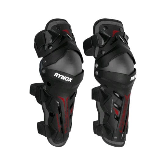 Rynox Bastion Bionic Knee Guards - Black - Destination Moto