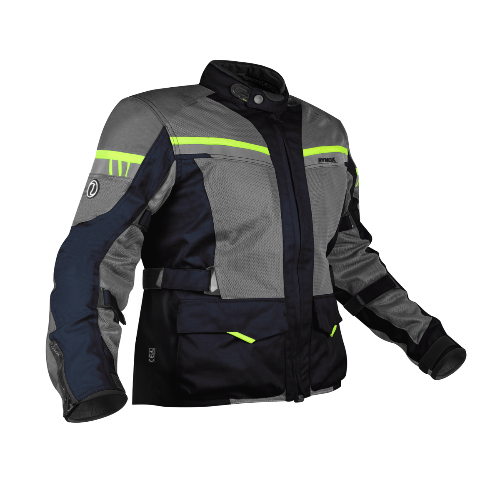 Destination Moto Rynox Stealth Air Pro Riding Jacket (Blue Grey)